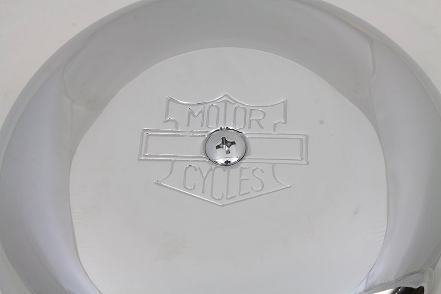 Wyatt Gatling 70391 7-Inch Round Chrome Air Cleaner