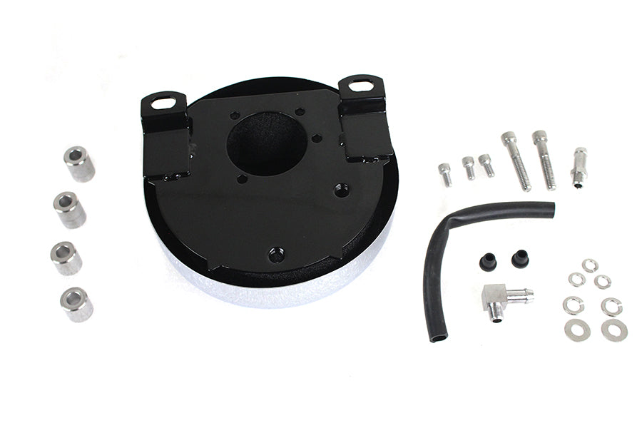V-Twin 34-1467 Smooth Round Air Cleaner for CV-Type Carburetors