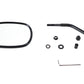 V-Twin 70215B Black Rectangular Motorcycle Mirror