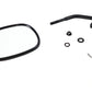V-Twin 70215B Black Rectangular Motorcycle Mirror