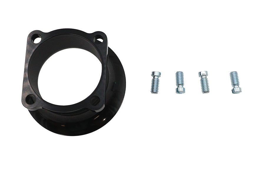 V-Twin 78972B Linkert velocity stack in black for motorcycle fuel and air systems