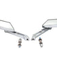 Wyatt Gatling AS12L12 chrome parallelogram mirror set with adjustable arms