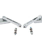 Wyatt Gatling AS12L12 chrome parallelogram mirror set viewed from the front