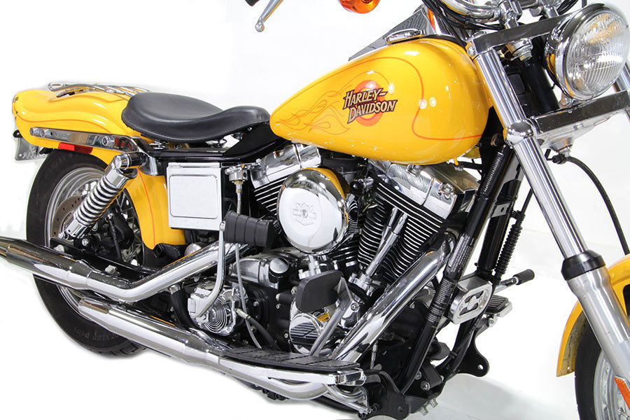 V-Twin Chrome Wyatt Gatling air cleaner assembly 34-1605 for motorcycle fuel and air system