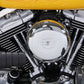 V-Twin Chrome Wyatt Gatling Air Cleaner Assembly 34-1605 for motorcycle fuel and air system