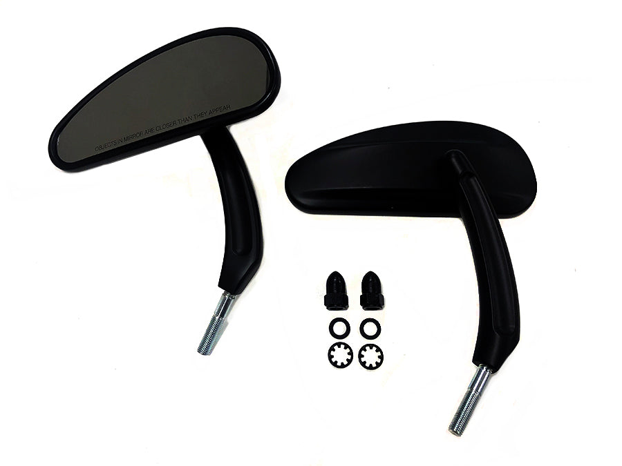V-Twin Buckshot Mirror Set Black 34-1647