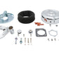 V-Twin 7-inch retro air cleaner assembly in chrome finish for motorcycle fuel and air systems