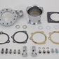 V-Twin Chrome Wyatt Gatling velocity stack assembly for motorcycle fuel and air system, 34-1689