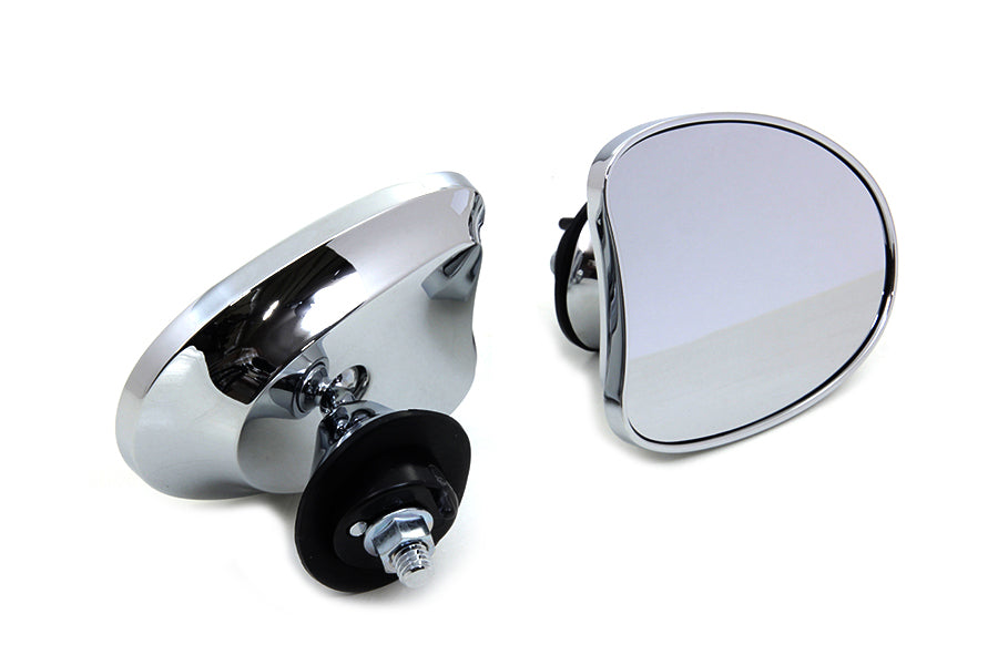 Wyatt Gatling 77886B4 mini fairing mirror set in chrome finish