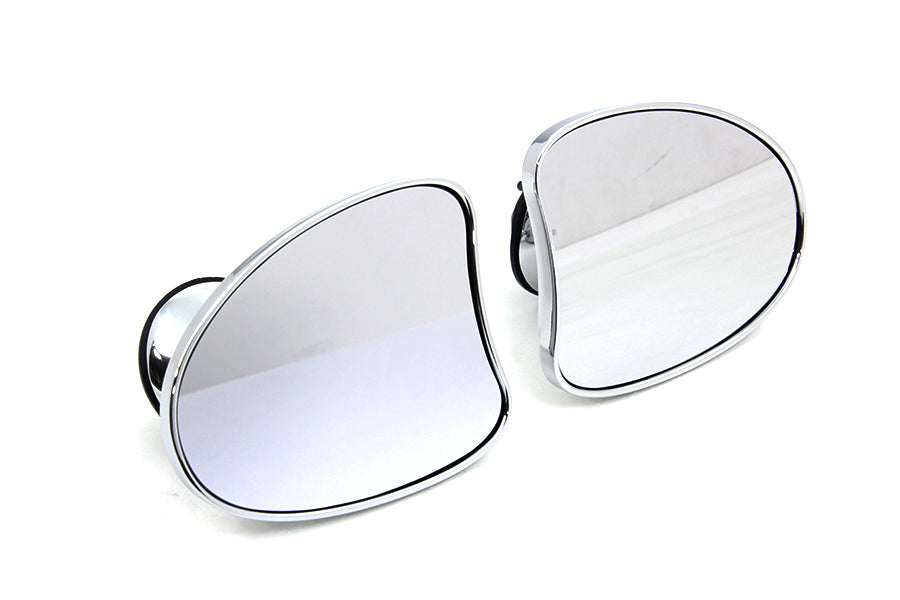 Wyatt Gatling 77886B4 chrome mini fairing mirror set for motorcycles