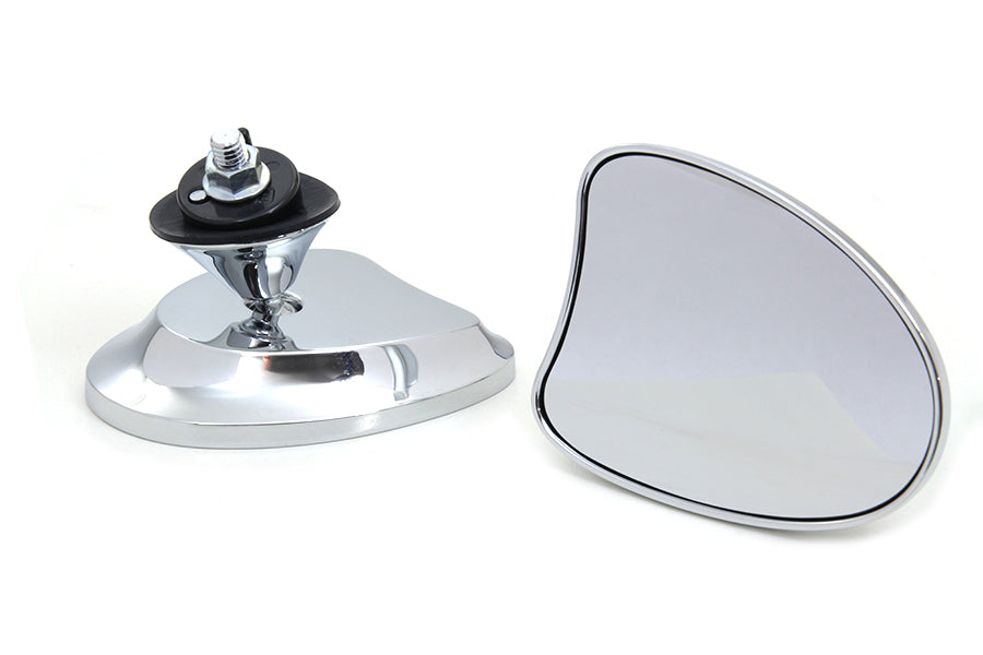 Wyatt Gatling 77886B4 chrome mini fairing mirror set for motorcycles