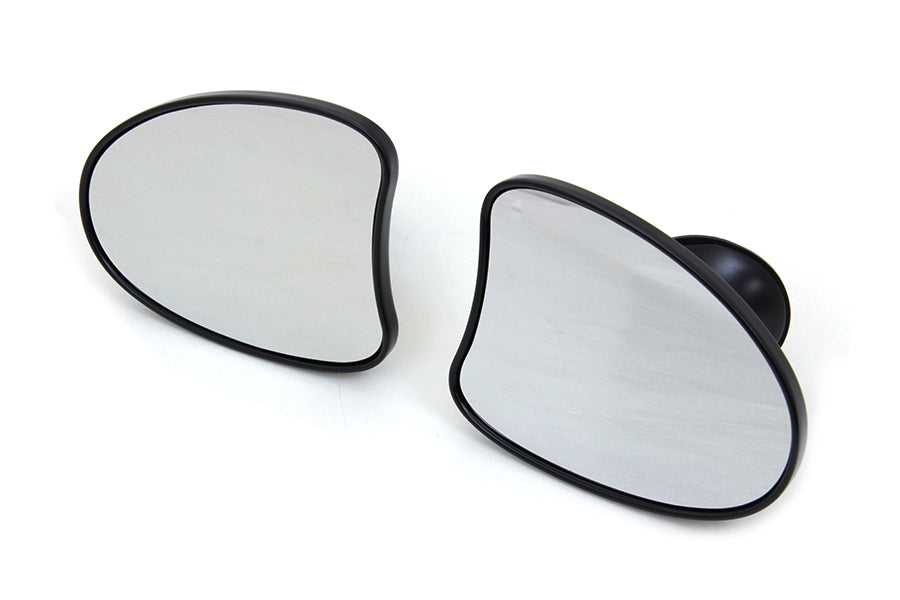 Wyatt Gatling 77886BB4 black mini fairing mirror set for motorcycles