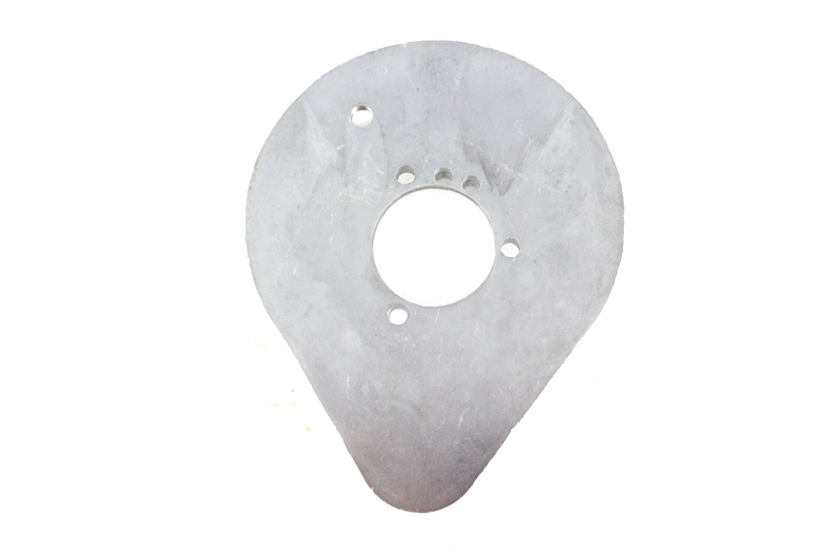 Wyatt Gatling 70828P teardrop air cleaner backing plate for motorcycle fuel and air system