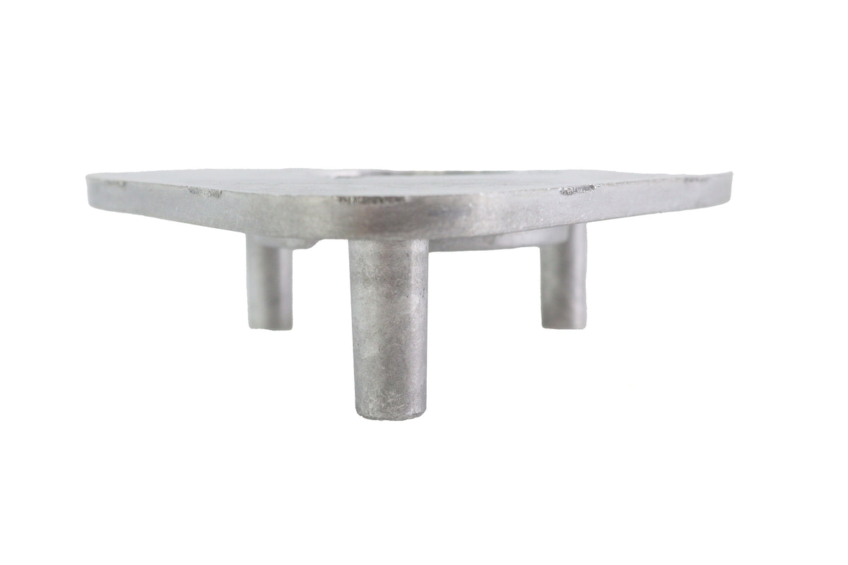 Wyatt Gatling 70828P teardrop air cleaner backing plate for fuel and air systems