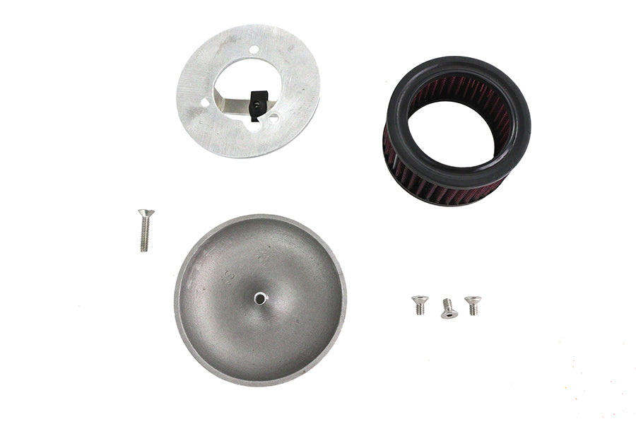 V-Twin round cast air cleaner cover, model 34-1826, for motorcycle fuel and air system