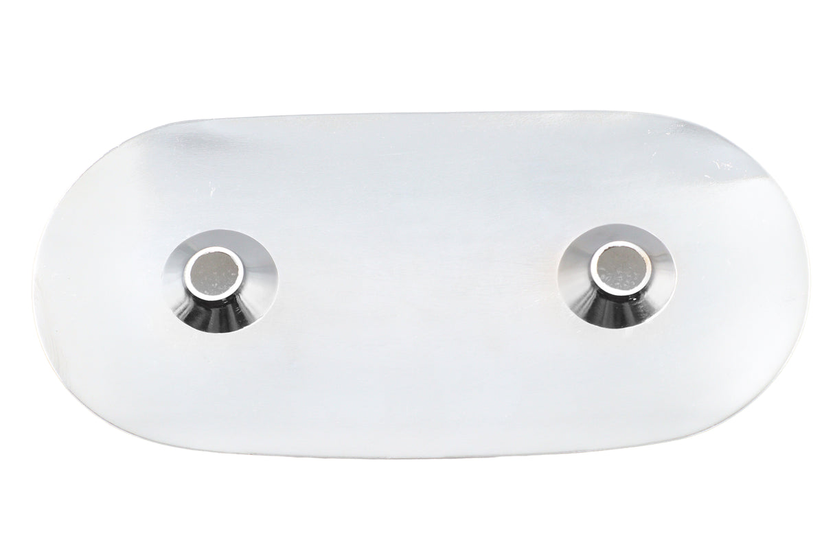 V-Twin 63967C chrome oval air cleaner insert for Harley-Davidson XLH fuel and air system