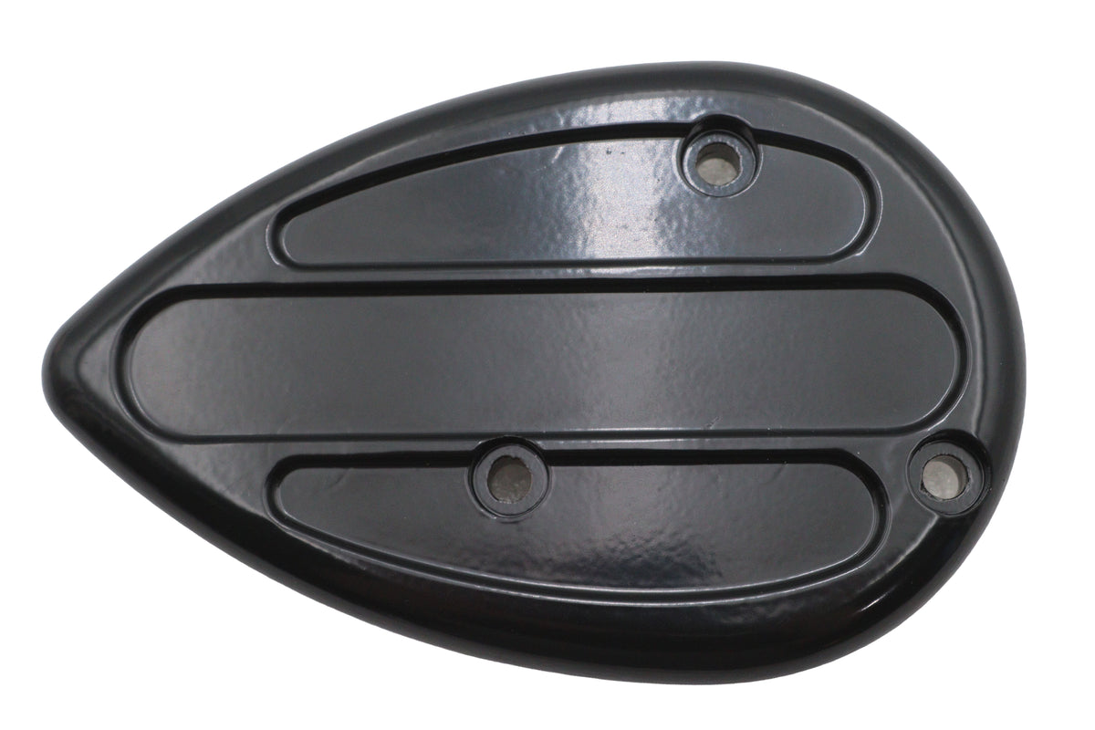 V-Twin Shorty Carburetor Bird Deflector in black, fuel and air system component