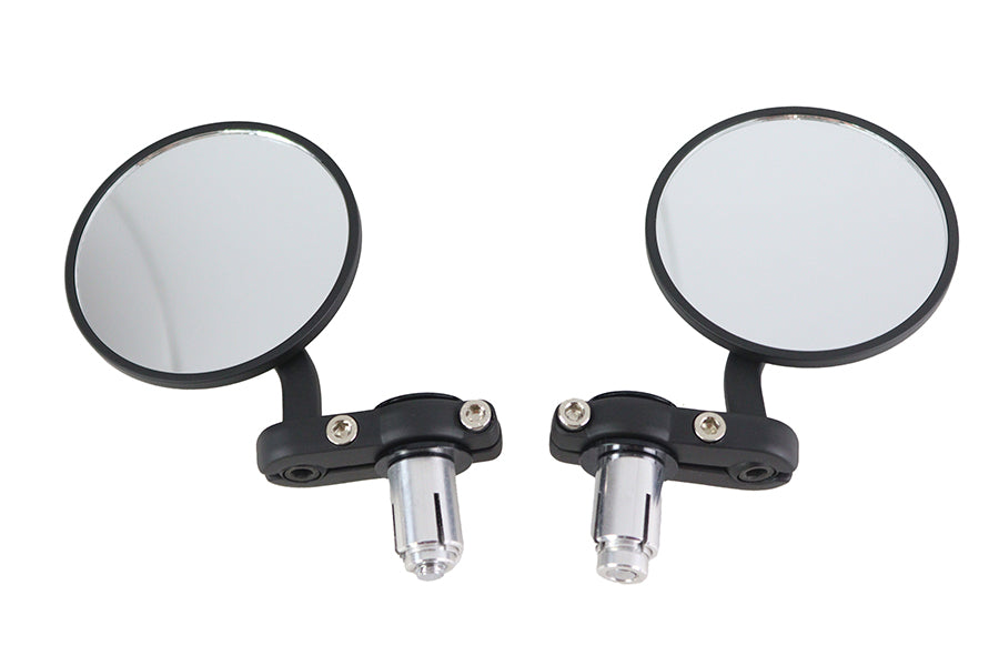 Wyatt Gatling Cafe Style Mirror Set in black, decorative wall mirrors with classic framed design