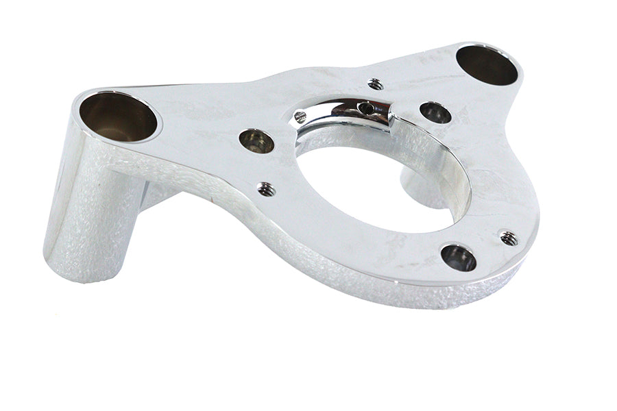 V-Twin Heavy Breather air cleaner mount bracket, chrome finish, model 34-2129