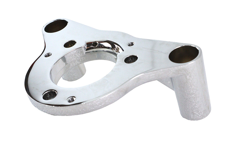 V-Twin Heavy Breather air cleaner mount bracket, chrome finish, model 34-2129