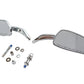 Wyatt Gatling chrome teardrop mirror set with sleek decorative frames
