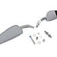 Wyatt Gatling chrome teardrop mirror set with sleek decorative frames