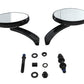 Wyatt Gatling 72313B black oblong mirror set with sleek frames on a neutral background
