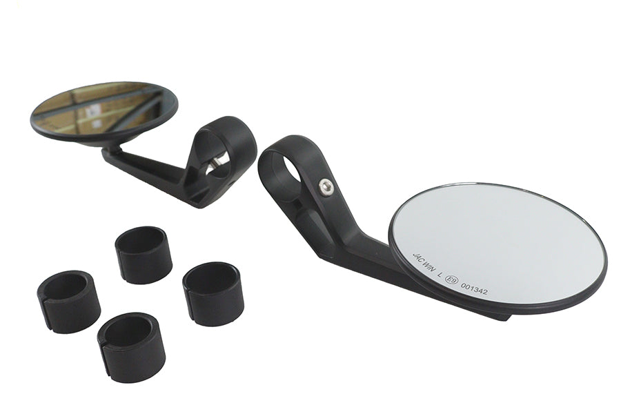 Wyatt Gatling black round mirror set, product 34-2144