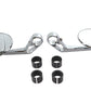 Wyatt Gatling chrome round mirror set, model 34-2145