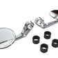 Wyatt Gatling Chrome Round Mirror Set, product 34-2145