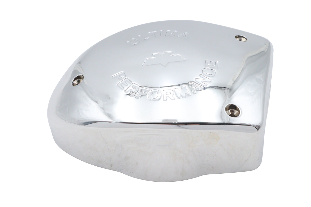 Ultima 12-150 chrome air cleaner cover for fuel and air system, product image 34-2153a.jpg