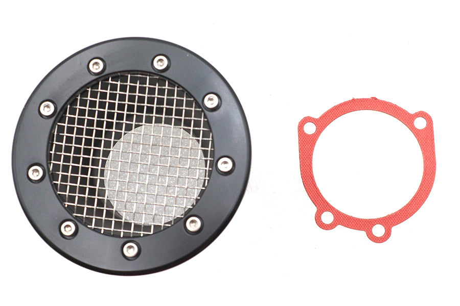Ultima Screened CV Velocity Stack Black 34-2344 for motorcycle fuel and air systems