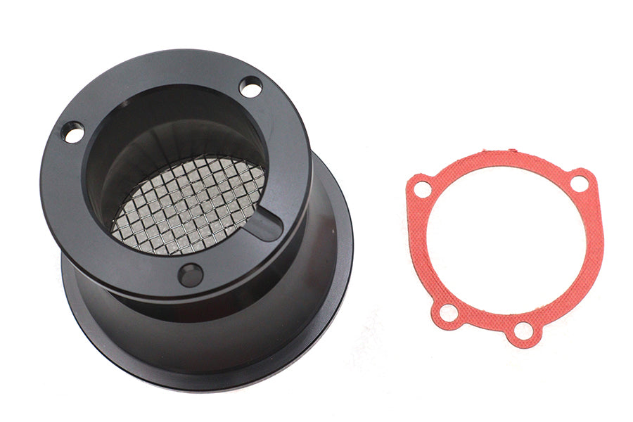 Ultima Screened CV Velocity Stack Black 34-2344 for motorcycle fuel and air systems