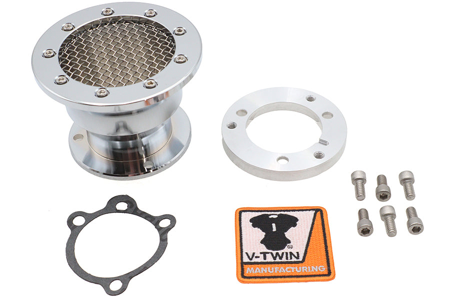 Ultima Screened Bendix Velocity Stack Chrome fuel and air system component