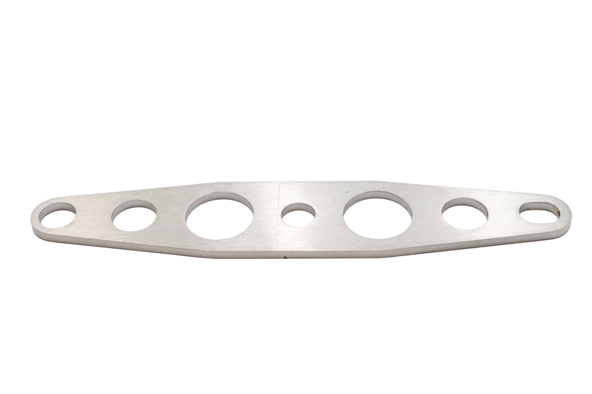 V-Twin D-3358 stainless steel carburetor support bracket for motorcycle fuel and air systems