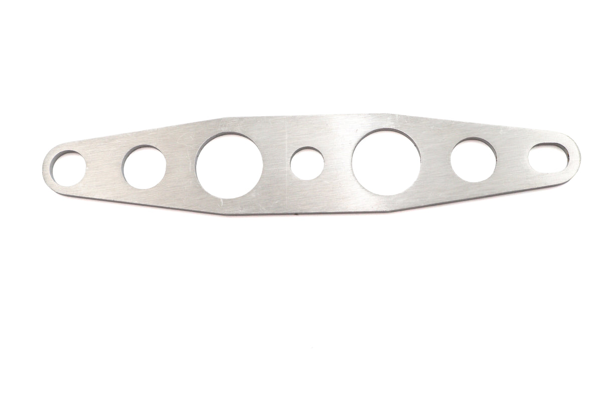 V-Twin D-3358 stainless steel carburetor support bracket for motorcycle fuel and air systems