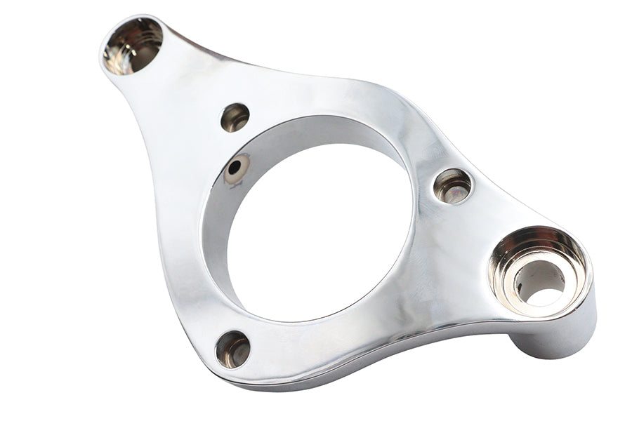 V-Twin M8 EFI support bracket kit for motorcycle engine installation, black metal bracket components