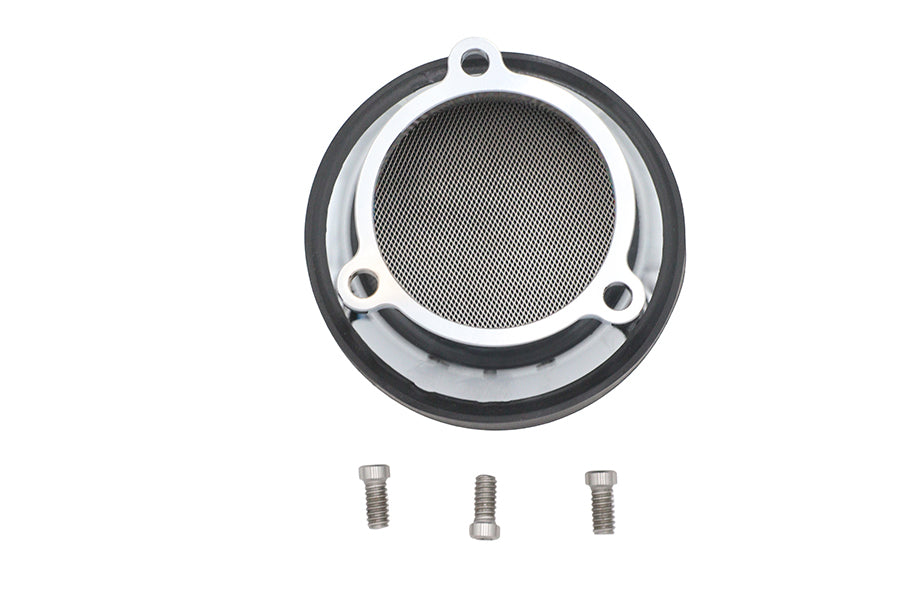 V-Twin 1-1/2-inch CV velocity stack in chrome finish for motorcycle carburetors