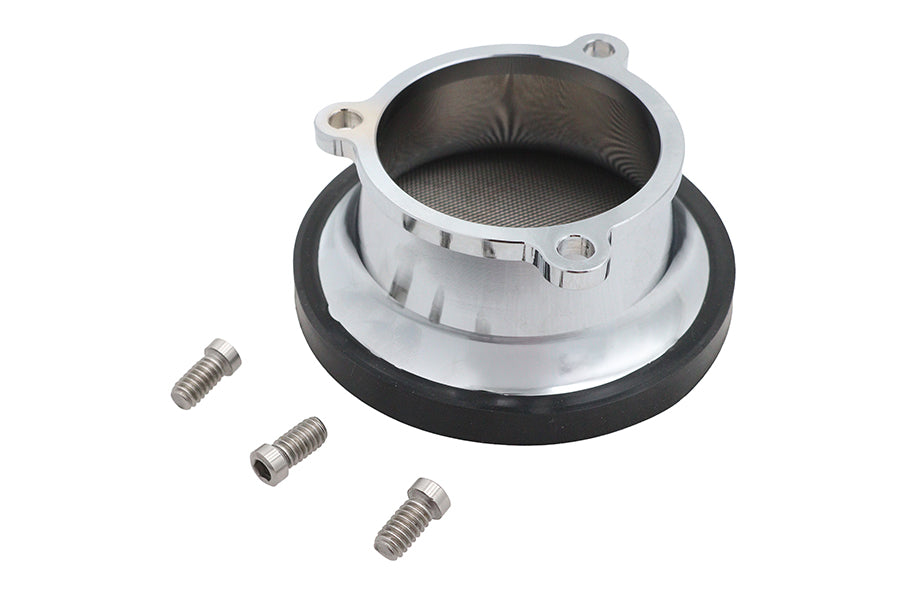 V-Twin 1-1/2-inch CV velocity stack in chrome finish, model 34-2559