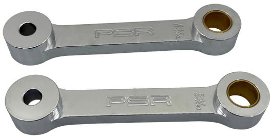 PSR Lowering Link 1.5-Inch Drop in silver for Kawasaki Ninja 250R suspension setup