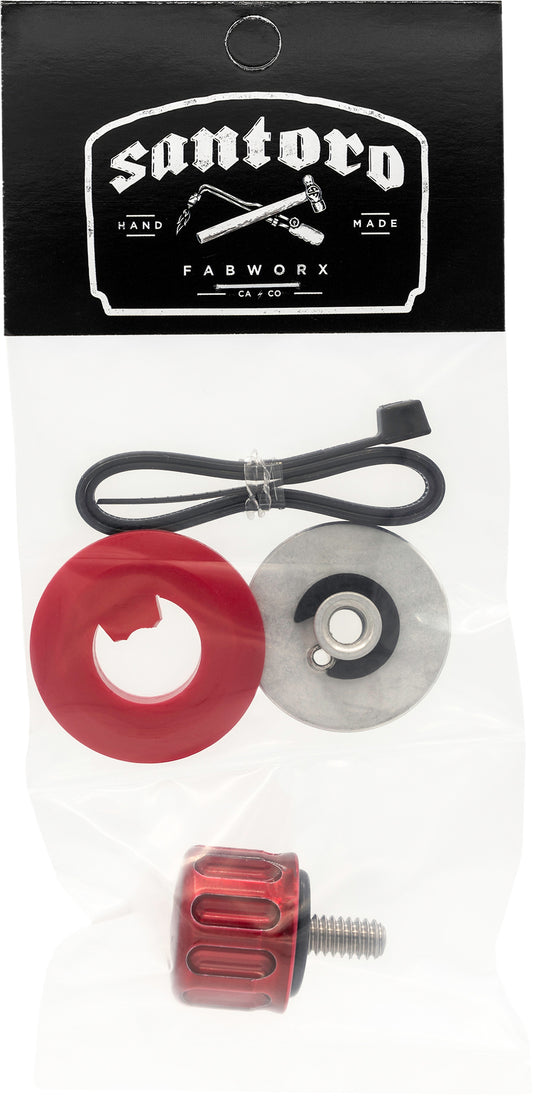 SANTORO FABWORX SF20004 red seat screw for seat assembly