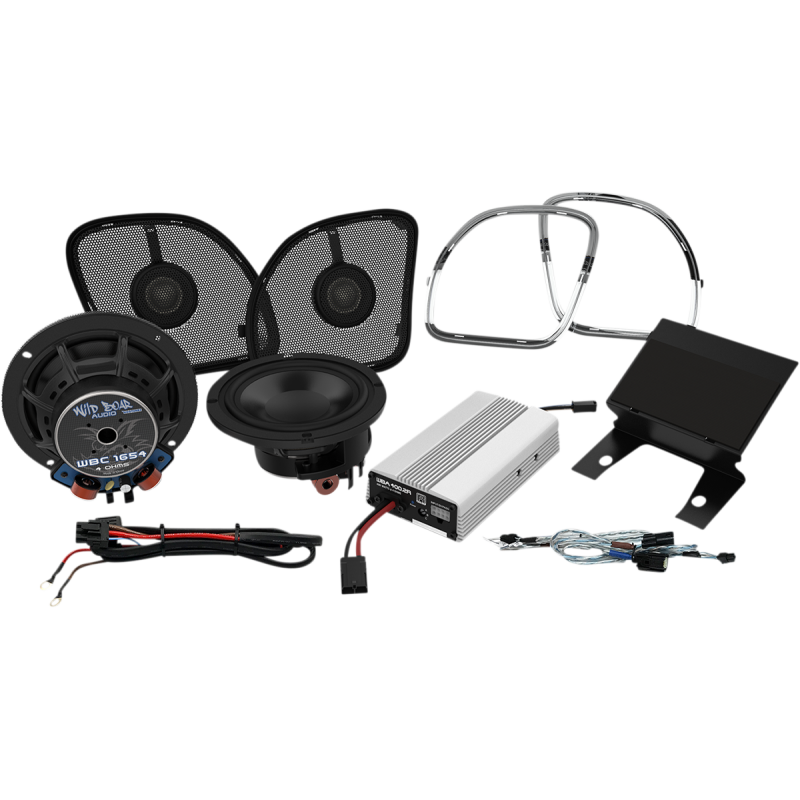 WILD BOAR 400 WATT STEREO PACKAGE 14-24 HARLEY BAGGERS