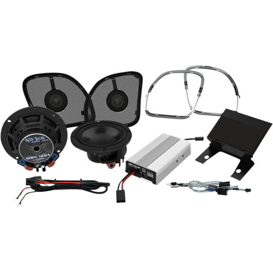 WILD BOAR 400 WATT STEREO PACKAGE 14-24 HARLEY BAGGERS
