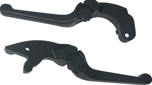 PSR 17-00650-22 Adjustable Black Lever Set for Indian Scout Models