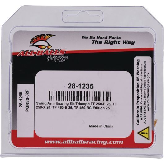 ALL BALLS Swing Arm Bearing Kit 28-1235 suspension replacement parts