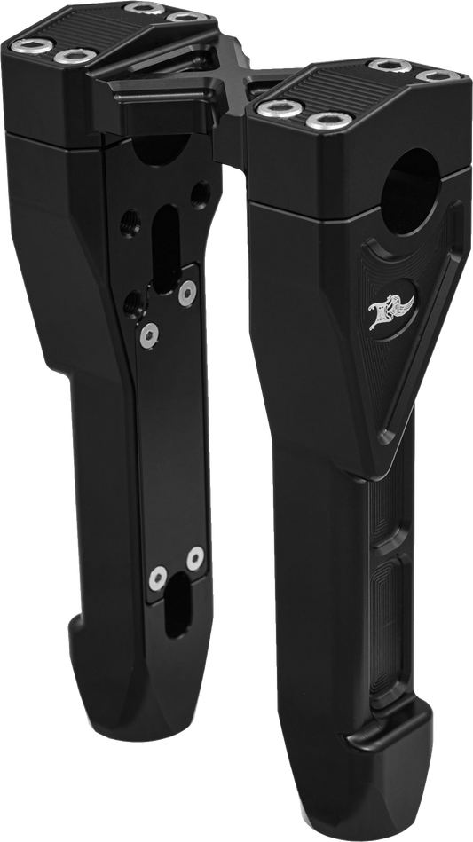 KENS FACTORY KFR-04 10-inch straight black NL1-inch X riser for motorcycles