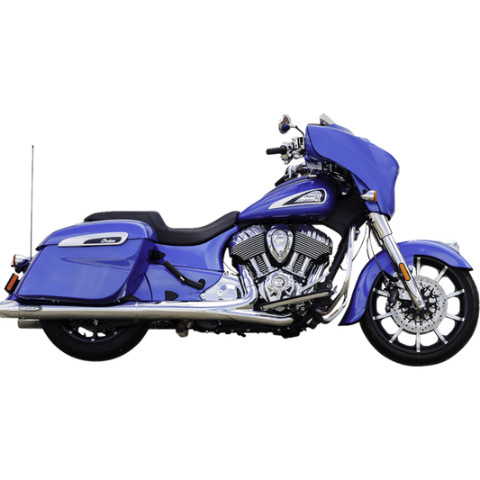 S&S Cycle F-Tail chrome Indian motorcycle muffler 1801-1766