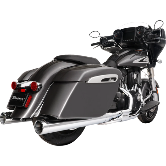 Rinehart Racing DBX 4-inch muffler for Indian CH/CH motorcycles, SKU 1811-4432