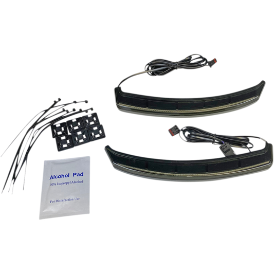 CUSTOM DYNAMICS Light Bagz smoked lens for Indian motorcycle saddlebag lights