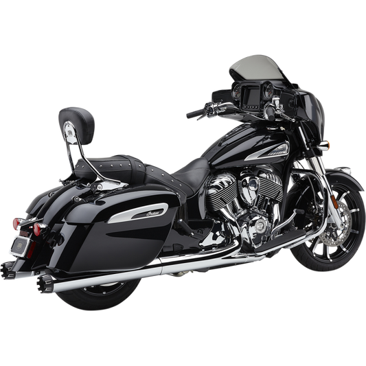 Cobra 1811-4229 DC Indian chrome mufflers, polished motorcycle exhaust components